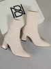 Women's Casual Pointed Toe Western Embroidery Winter Fashion Boots With Cardigan Cowboy Boots,Party
